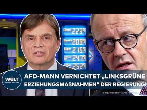 FUEL PRICES: AfD member slams the Merz government's "left-wing green education measures"!