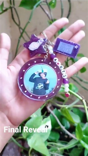The REVEAL💜 BTS-Themed Resin Keychains & Bookmarks | Resin Keychain and bookmark Tutorial #resinart