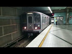 Los Angeles Metro Rail - B & D Line trains and a bonus towards the end!