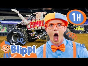 Blippi Learns Monster Jam Tricks! 🚛 Spinning Donuts Like a Pro! | Blippi | Kids TV Shows