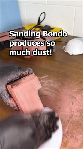 Step 5: Sanding Bondo on 3D Prints... man that was messy lol