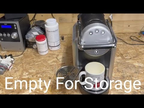 Nespresso Zenius: How To Empty For Storage ZN100