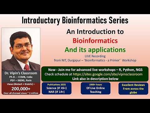 Bioinformatics - An introduction - Scope and Applications