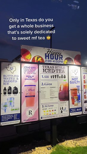 Best Sweet Tea Menu at Texas Baby Tea