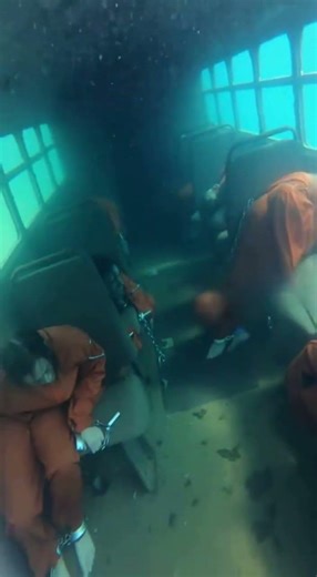 He Opened a Sunken Prison Bus… The Inmate Was Still Alive 😱🚌🌊