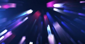 Rays of light, rainbow flashes of light. Illuminated in bright neon and rainbow colors