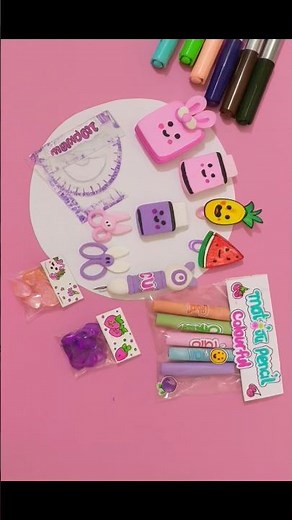 DIY Cute Mini Stationery Set | Easy Mini Craft Ideas | Tiny School Supplies Making