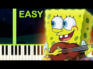 THE CAMPFIRE SONG | Spongebob Squarepants - EASY Piano Tutorial