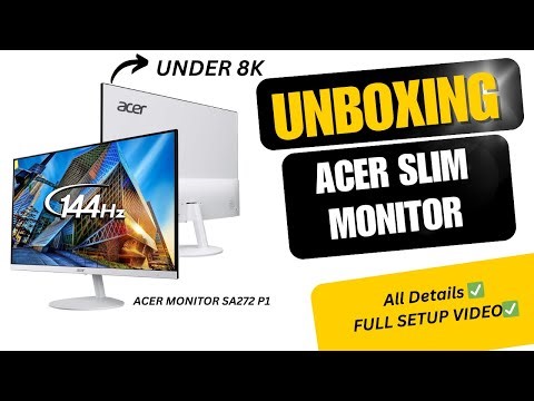 Acer SA272 P1 Unboxing & Mac Mini M4 Setup #unboxing #gadgets