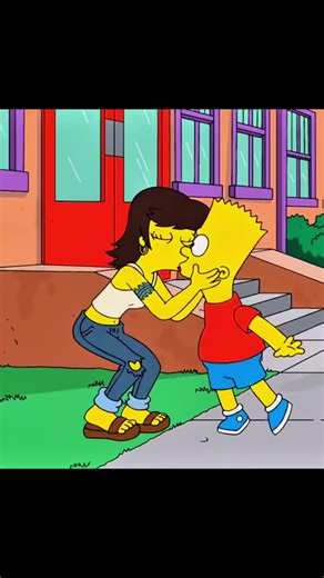 Bart takes revenge on her art teacher by making her pregnant #simpsons #shorts