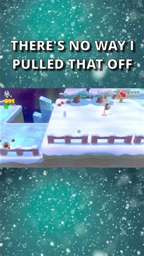 Toad's Luck is INSANE in 3D World! #supermario3dworld #clutch #shorts