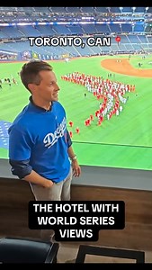 When you eat, sleep, and dream baseball this hotel is for you #WorldSeries #Dodgers #BlueJays | Matthew Seedorff