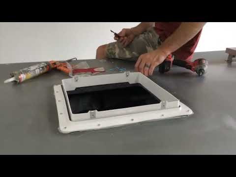 Maxxfan Deluxe Installation | How to Replace a RV Rooftop Fan