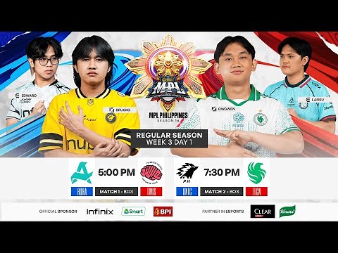 🔴 LIVE | MPL PH S16 | FILIPINO - Week 3 Day 1
