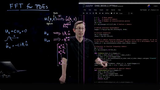 Solving PDEs with the FFT Part 2 Python