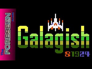 Galagish (August 19th, 2024 Build) - Atari 5200 / Atari 8-Bit Homebrew Gameplay