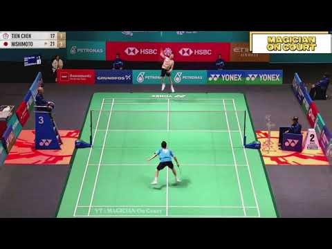 [Men's Singles - R16] Kenta Nishimoto vs Chou Tien Chen | Badminton PMO26