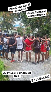 AJ PALLETS BA RIVER GRASSROOTS RUGBY DEVELOPMENT PROGRAM Many of our players had left our club for job opportunities and pursuing their rugby career in other Clubs. Now we are recruiting new and young talents in our Village and the neighboring Villages to fill in the shoes of those who had left. Most of this players are 17 to 20 years old and we look forward to their first outing in the upcoming fiji bitter 7s tournament. we continue to thank God, thank our sponsor AJ PALLETS and most importantl