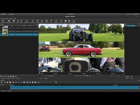 ShotCut Tutorial: How To Make Horizontal Split Screen Video Clips.