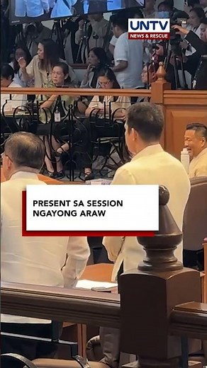 Present sa session ngayong araw, May 18, sina Senator Robin Padilla at Senator Bong Go
