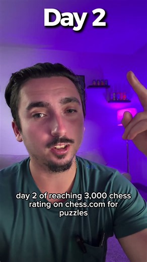 Day 2 of getting chess.com puzzle rating of 3000! #chessbrah #shorts #chess #day2 #gothamchess #fyp