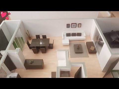 Model of a house with interiors (Tutorial)