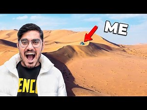 24 Hours in Desert Challenge हालत ख़राब हो गयी🥵 Will I Survive
