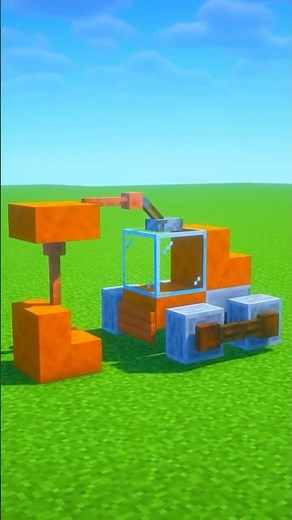 Minecraft Mini Excavator Build 👷(Easy Tutorial)