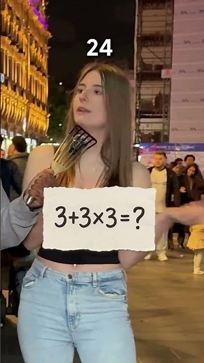 What actually is 3+3x3?