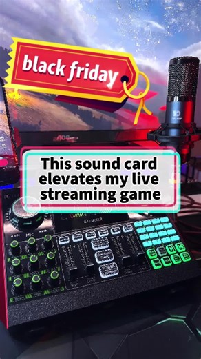 G10 sound card operates seamlessly for recording vocal bits and refining minute subtleties in computer software #TikTokShopFallDealsForYou#TikTokShopRestock#blackfridaydeals#Tenlamp#TenlampG10