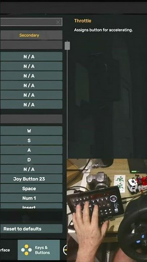 How to Bind Sim Dashboard Keys and Buttons #shorts