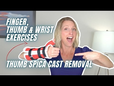 Finger + Thumb + Wrist Exercises after Thumb Spica Cast Removal: Follow Along
