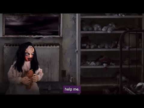 Haunted Hill Farm 2023 Lunging Lily the Demonic Zombie Girl by Tekky