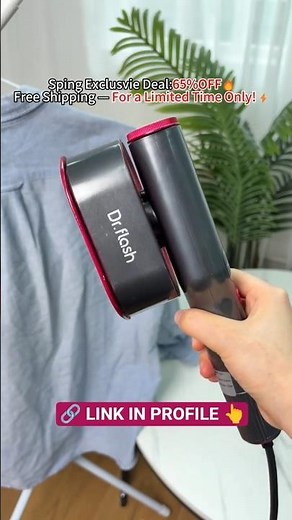 ✨ The Secret to Crisp, Wrinkle-Free Clothes in Minutes! | Portable Garment Steamer 🚀