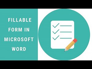 How to create a fillable form in Microsoft word| full detail (Urdu /Hindi)| Microsoft Word Tutorial
