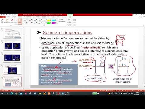 2-Notional load & Residual stresses-SAP2000 ( IN ARABIC )