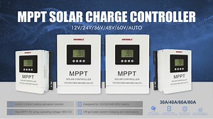 Sunchonglic New Off Grid MPPT Solar Charge Controller 12V/24V/48V/60V...