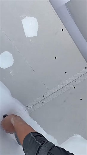 Perfect Drywall Joint Tape Tutorial#construction#shots