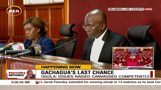 4.6K views · 150 reactions | Breaking News: Court declines to stop DP Rigathi Gachagua’s impeachment trial. | KTN News Kenya | Facebook