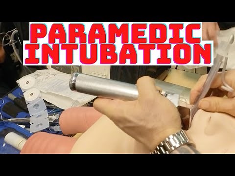 How to Intubate for Paramedics Lecture with Intubation Skill Demonstration