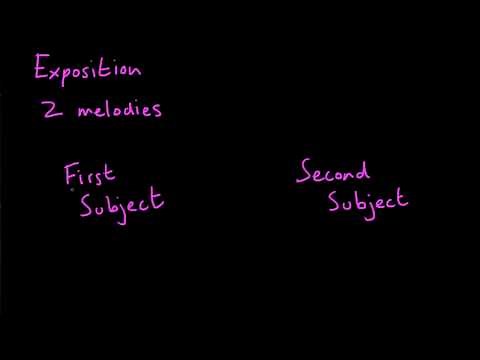 Sonata Form - The Exposition