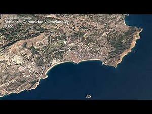 Benidorm Comunidad Valenciana, Spain - Earth Timelapse