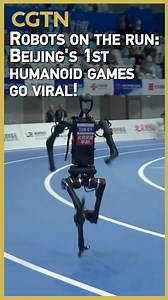 792K views · 460 reactions | From sprinting 1,500 m to doing a 3-point shootout, precision part picking, and even shelf stocking groceries! Day one of the first World Humanoid Robot Games in Beijing is basically the Olympics … but for bots! #robot #tech #China #cgtnreel | CGTN | Facebook