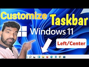 How To Move Taskbar In Windows 11 | Taskbar Ko Left & Centre Mein Kaise Kare