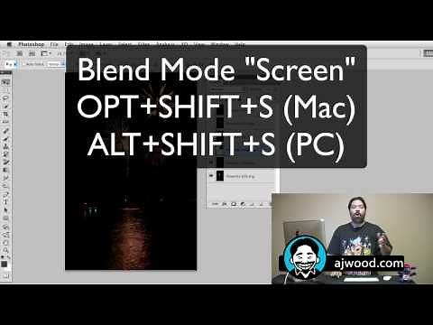Add or Combine Fireworks to Photos with Blend Modes in Photoshop