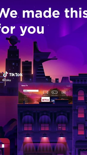 Introducing the first smart TV made by Roku. For you. #RokuPlusSeriesTV #RokuSelectSeriesTV #streaming #technology