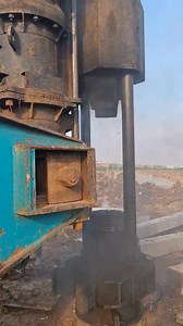 Pile Driver Hammer Diesel concrete pile driving process, using DD25 diesel hammer. #januisdarwanto #piledriver #viral | Janu Isdarwanto
