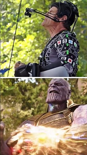 Making of Thanos: Behind the Scenes of Marvel's Visual Effects Spectacle #short #thanos #avengers