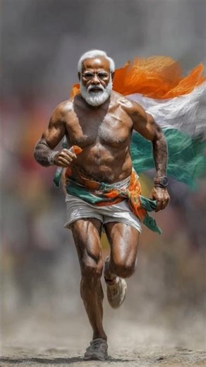 Narendra Modi 🇮🇳 | Power in Motion 🇮🇳 #running #Strength #Victory #shorts #narendramodi