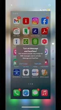 How to Turn off iMessage and Facetime Notification on iPhone | #iphonevideos #myiphone #iphonepic